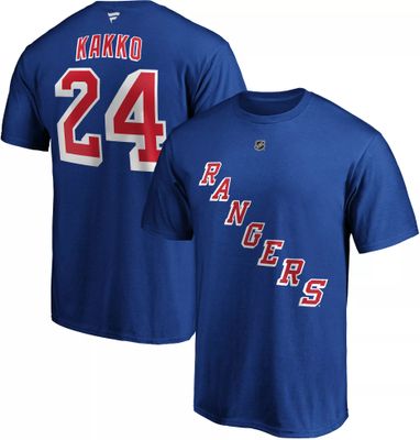 NHL Men's New York Rangers Kaapoo Kakko #24 Royal Player T-Shirt