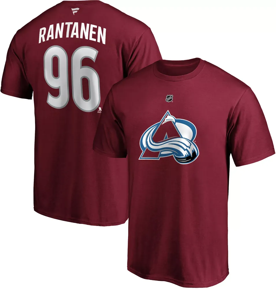 NHL Men's Colorado Avalanche Mikko Rantanen #96 Maroon Player T-Shirt