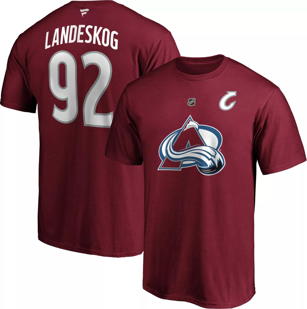 Dick's Sporting Goods NHL Men's Colorado Avalanche Gabriel Landeskog #92  Red Player T-Shirt