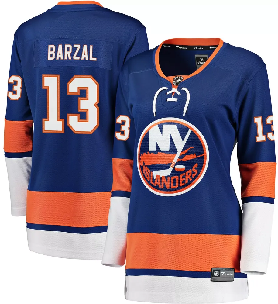 NHL Women's New York Islanders Mathew Barzal #13 Breakaway Home Replica Jersey