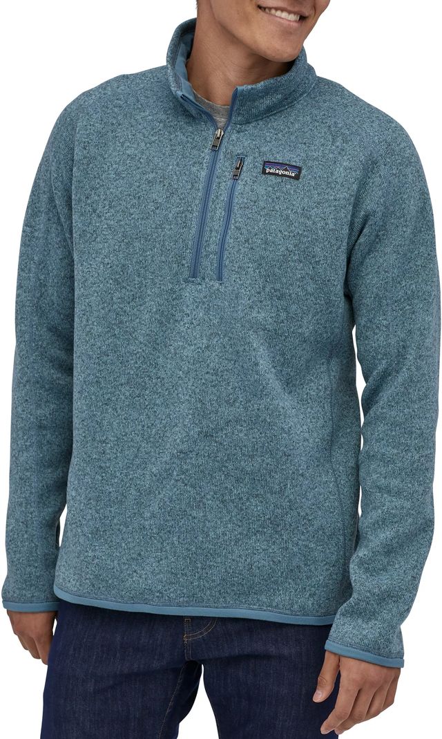 patagonia better sweater 1 4 zip pine knit northern green