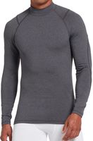 DSG Men's Cold Weather Compression Mock Neck Long Sleeve Shirt