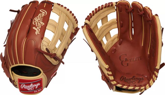 Rawlings 12.75'' GG Elite Series Glove, Camel/Blue