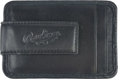 Rawlings Baseball Stitch Leather Front Pocket Magnetic Wallet