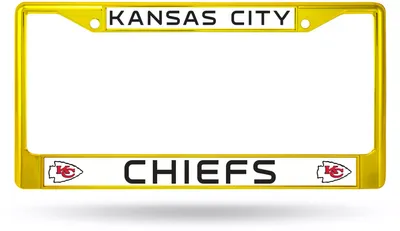 Rico Kansas City Chiefs Colored Chrome License Plate Frame