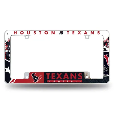 Rico Houston Texans Chrome License Plate Frame