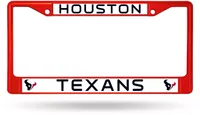 Rico Houston Texans Colored Chrome License Plate Frame