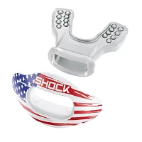 Shock Doctor Chrome Interchange Lip Guard with Shield