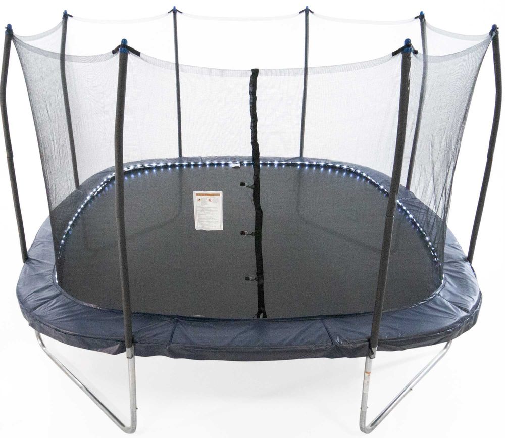Goods Skywalker Trampolines 13' Square Trampoline with Lighted Spring Pad | Bridge Street Town