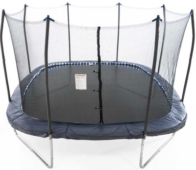 Skywalker 13 Foot Square Trampoline with Lighted Spring Pad
