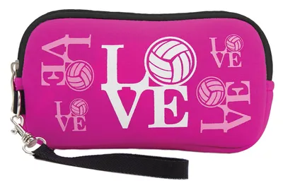 Tandem Volleyball Clutch Pouch