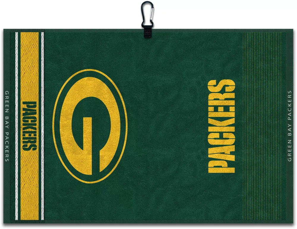 Team Effort Green Bay Packers Embroidered Face-Club Golf Towel