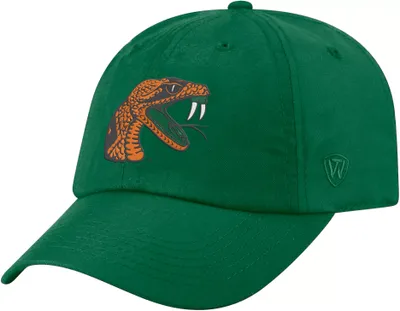 Top of the World Men's Florida A&M Rattlers Green Staple Adjustable Hat