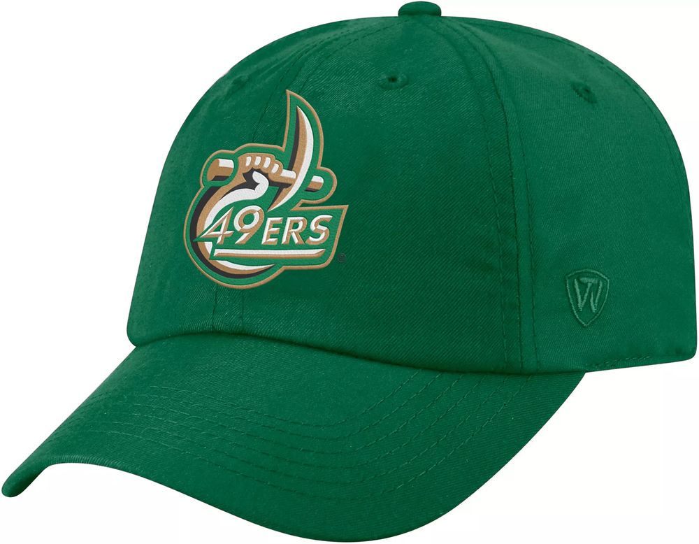 Dick's Sporting Goods Top of the World Men's Charlotte 49ers Green Staple  Adjustable Hat