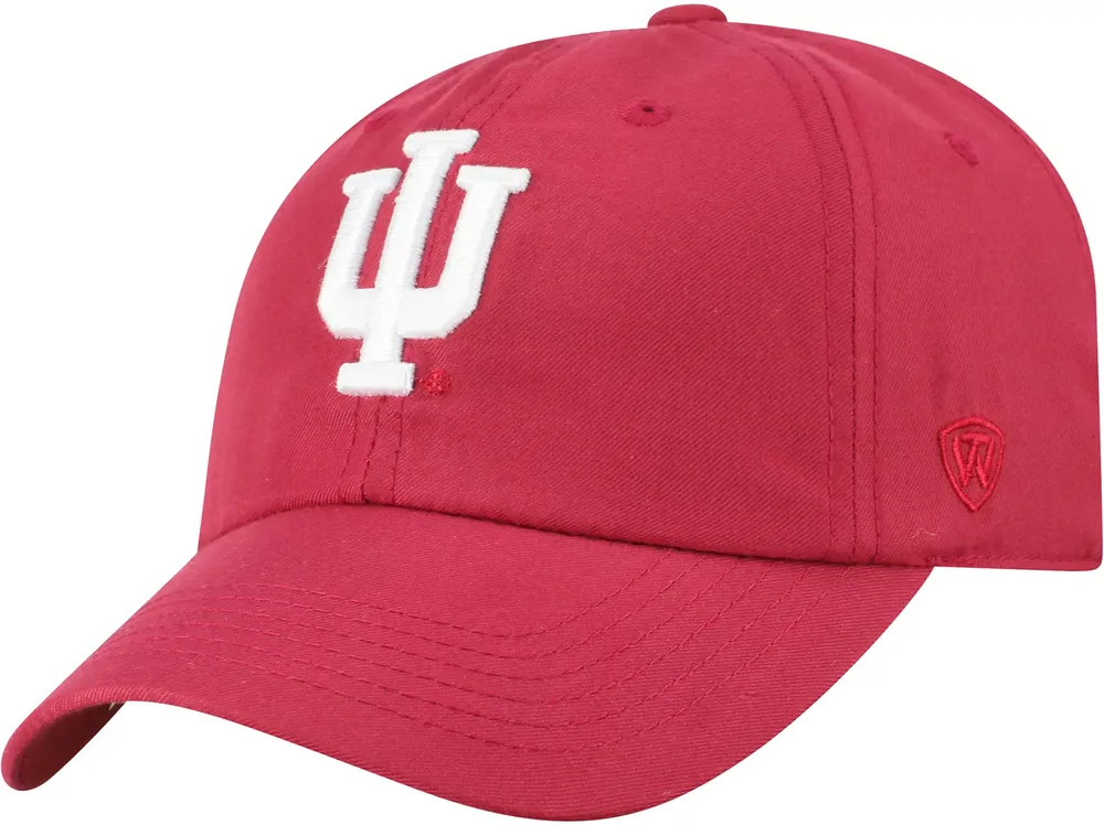 Top of the World Men's Indiana Hoosiers Crimson Staple Adjustable Hat