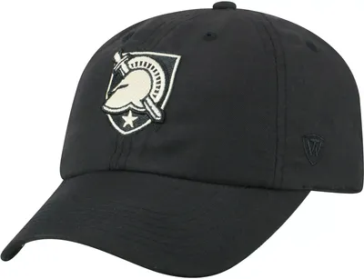 Top of the World Men's Army West Point Black Knights Staple Adjustable Black Hat