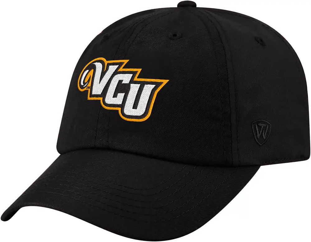 Top of the World Men's VCU Rams Staple Adjustable Black Hat