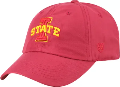 Top of the World Men's Iowa State Cyclones Cardinal Staple Adjustable Hat