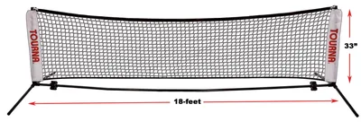 Tourna 18-Foot Portable Youth Tennis Net