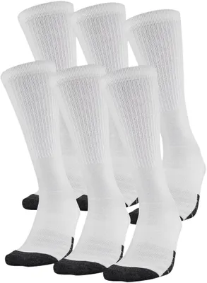 Under Armour Adult Performance Tech Crew Socks 6 Pack