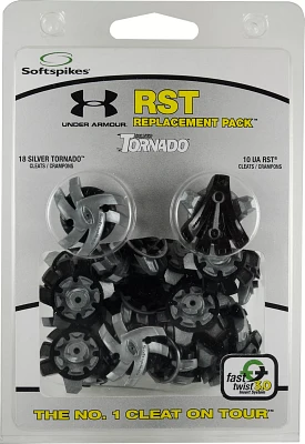 Softspikes Silver Tornado/ Under Armour Golf Cleat Value Pack