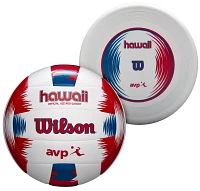 Wilson Hawaii AVP Malibu Outdoor Volleyball w/ Disc