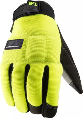 Wells Lamont Men's FX3 Hi-Visibility Padded Synthetic Leather Palm Winter Work Gloves