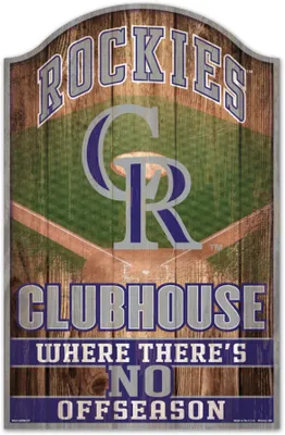 Wincraft Colorado Rockies 11” x 17” Sign