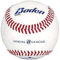 Baden Official League Leather Baseballs - 12-Pack