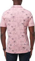 TravisMathew Men's Coconut Palm Golf Polo