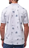 TravisMathew Men's Island Paradise Golf Polo