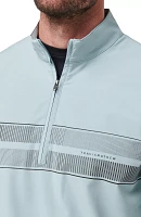 TravisMathew Men's Wind River ¼ Zip Golf Jacket