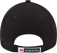 New Era Men's Baltimore Ravens League 9Forty Adjustable Black Hat