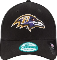 New Era Men's Baltimore Ravens League 9Forty Adjustable Black Hat