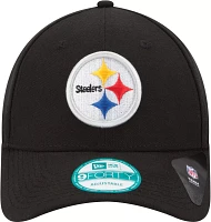 New Era Men's Pittsburgh Steelers League 9Forty Adjustable Black Hat