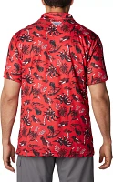 Columbia Men's Georgia Bulldogs Red Terminal Tackle Polo