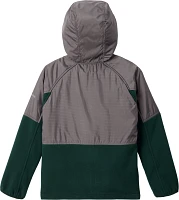 Columbia Youth Michigan State Spartans Green Flanker Full Zip Jacket