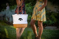 Picnic Time Iowa Hawkeyes Canvas and Willow Basket Bag