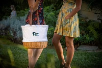 Picnic Time Pitt Panthers Canvas and Willow Basket Bag