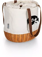 Picnic Time Iowa Hawkeyes Canvas and Willow Basket Bag