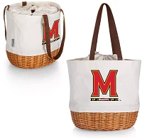 Picnic Time Maryland Terrapins Canvas and Willow Basket Bag