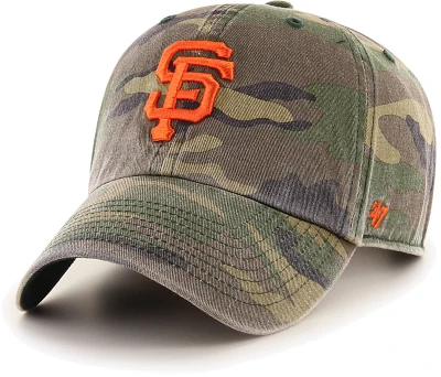 ‘47 Men's San Francisco Giants Camo Clean Up Adjustable Hat