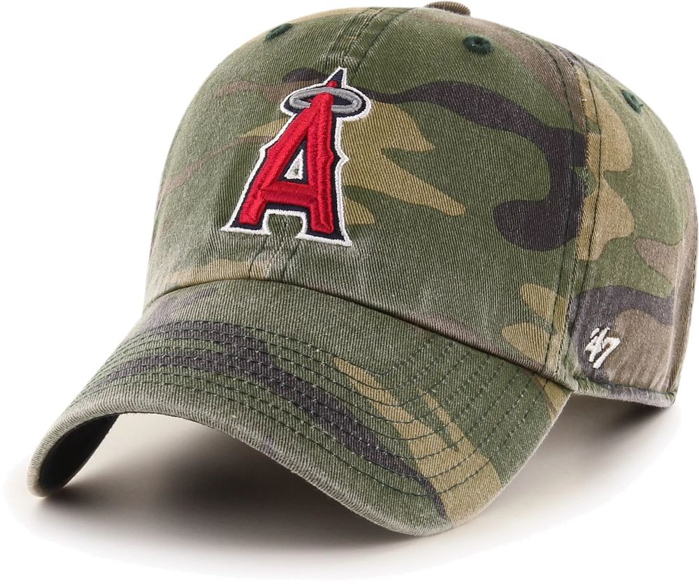 Los Angeles Rams '47 Trucker Adjustable Hat - Camo/Black