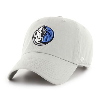 ‘47 Men's Dallas Mavericks Grey Clean Up Adjustable Hat