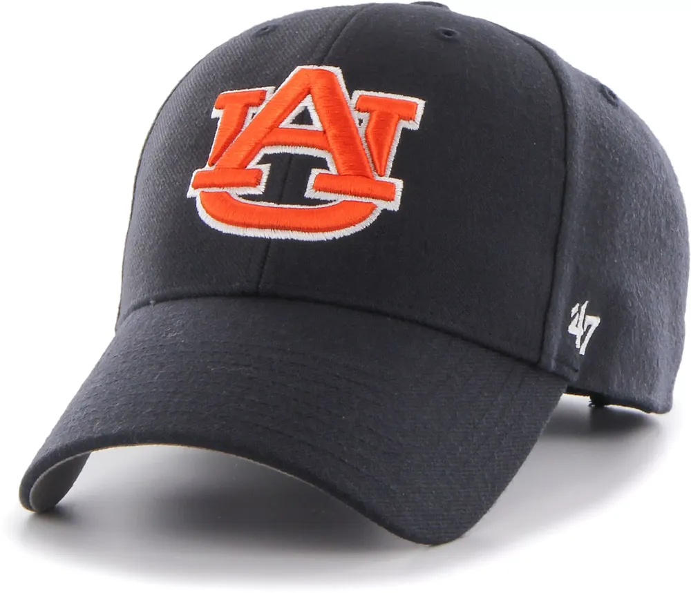 ‘47 Men's Auburn Tigers Blue MVP Adjustable Hat