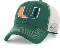 '47 Men's Miami Hurricanes Trawler Clean Up Green Adjustable Hat