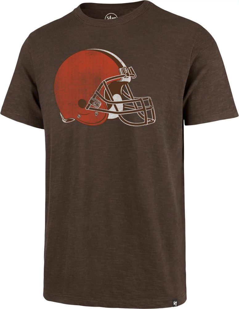 Dick's Sporting Goods '47 Men's Cleveland Browns Scrum Logo Brown T-Shirt