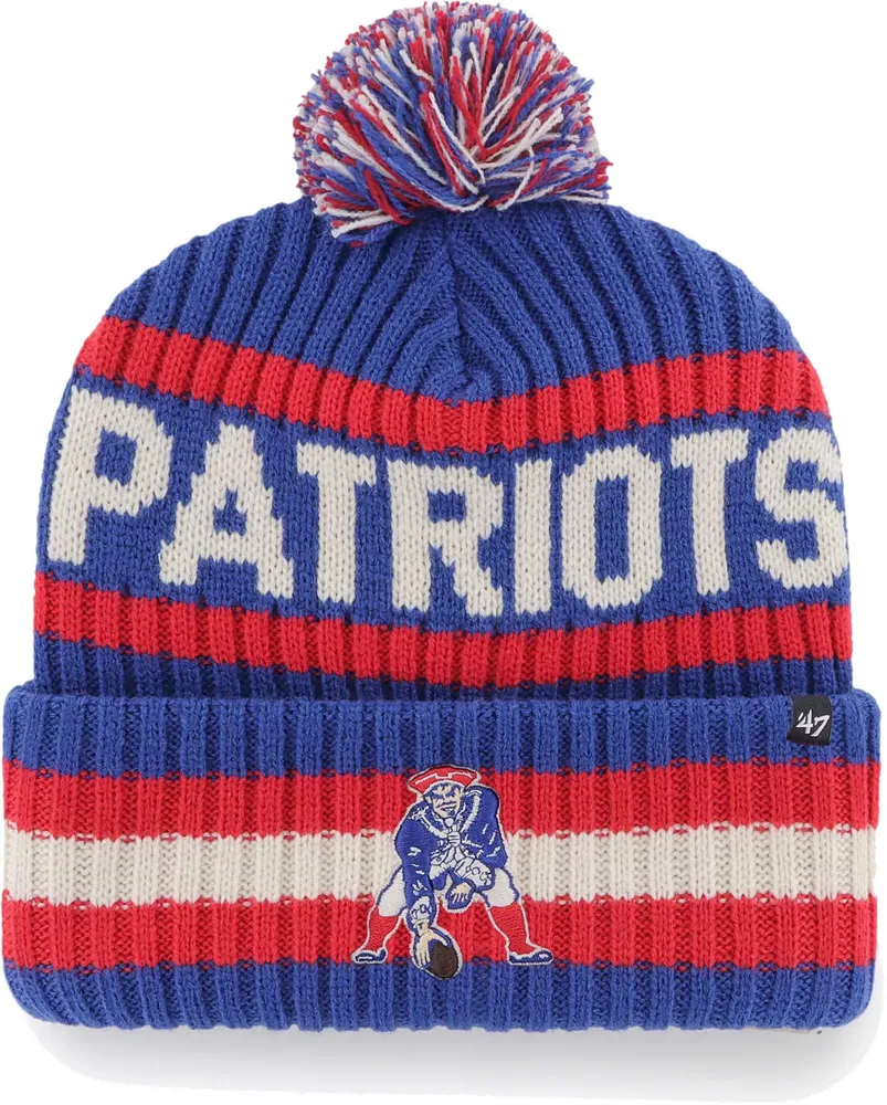 '47 Men's New England Patriots Royal Bering Legacy Knit