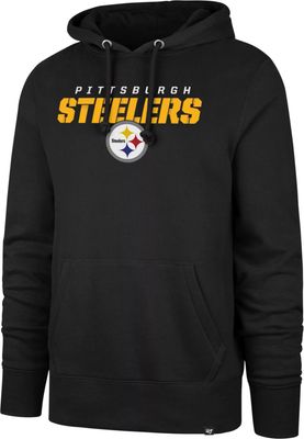 Men's Nike Black Pittsburgh Steelers Club Fleece Pullover Hoodie Size: Medium