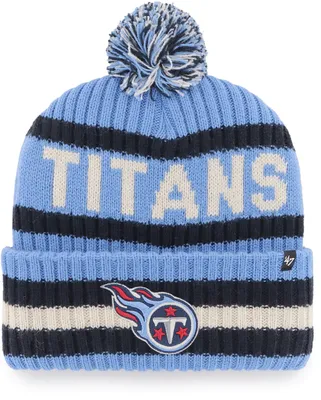 ‘47 Men's Tennessee Titans Bering Navy Cuffed Knit Hat